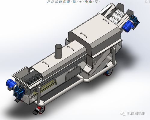 mf 100 fryer油炸设备3d图纸 solidworks设计